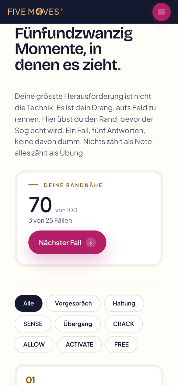 Eén geval, vijf wegen. De uitleg toont elk antwoord met zijn randscore.